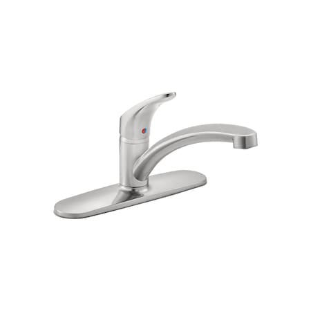 American Standard Colony PRO 1-Handle Kitchen Faucet, Stainless Steel 7074000.075